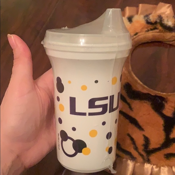 LSU bib and sippy cup - Picture 3 of 3